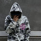 Men's Camouflage Sweater And Velvet Pullover Hoodie