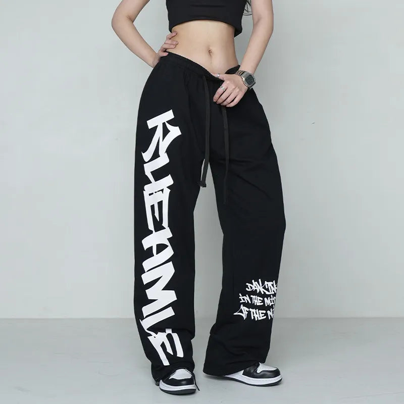 Y2K Street wear Women Over sized Hip Hop Joggers