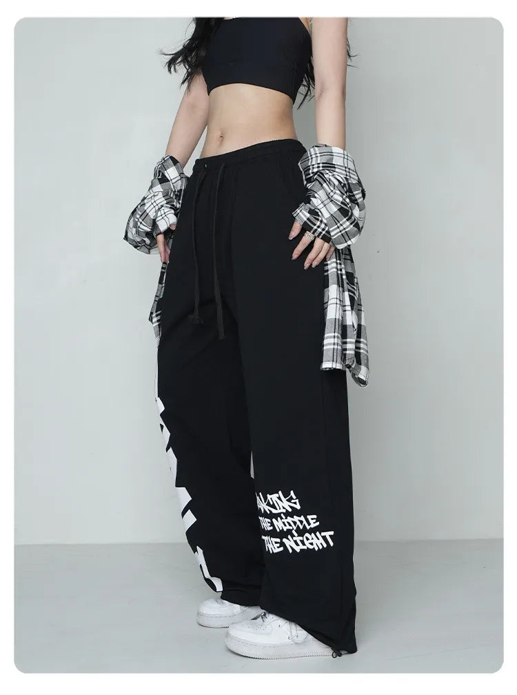 Y2K Street wear Women Over sized Hip Hop Joggers