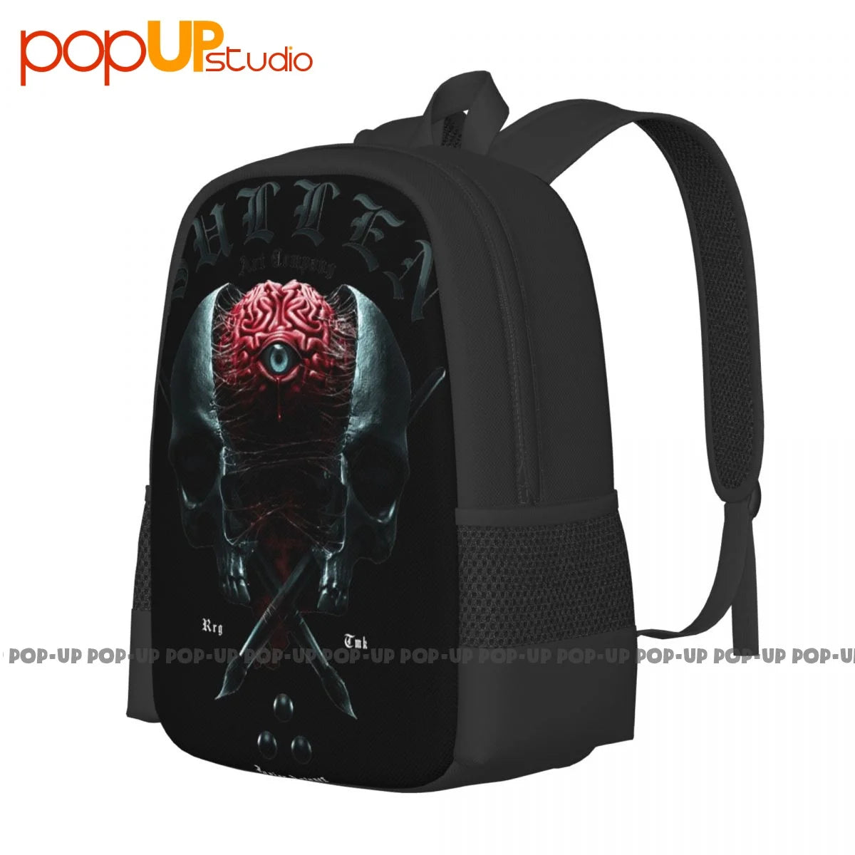 Sullen Mens Minds Eye Tattooed Backpack Large Capacity Gym Shoe Bag 3d Printing Outdoor Running