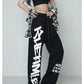 Y2K Street wear Women Over sized Hip Hop Joggers