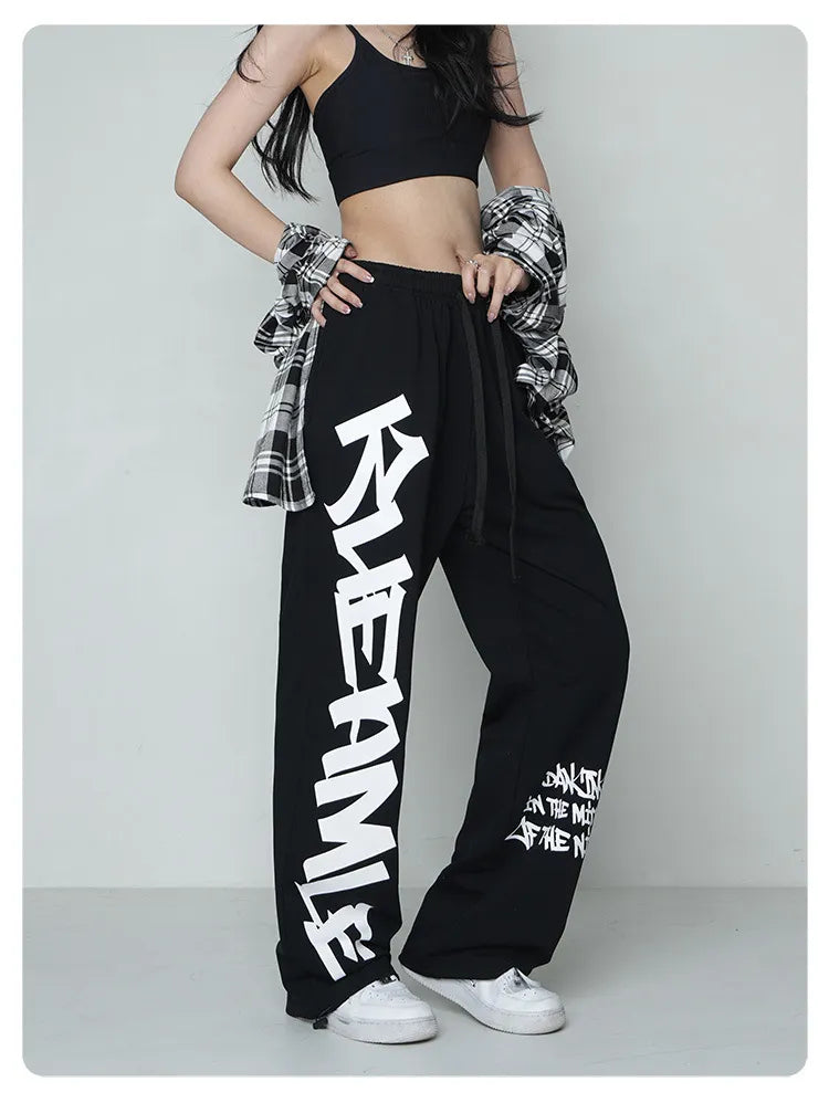 Y2K Street wear Women Over sized Hip Hop Joggers