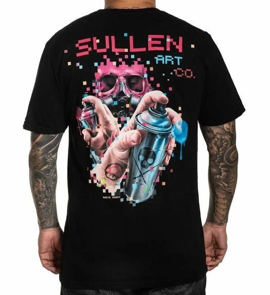 Sullen Clothing Pixel Standard T-Shirt - Graffiti Tagging