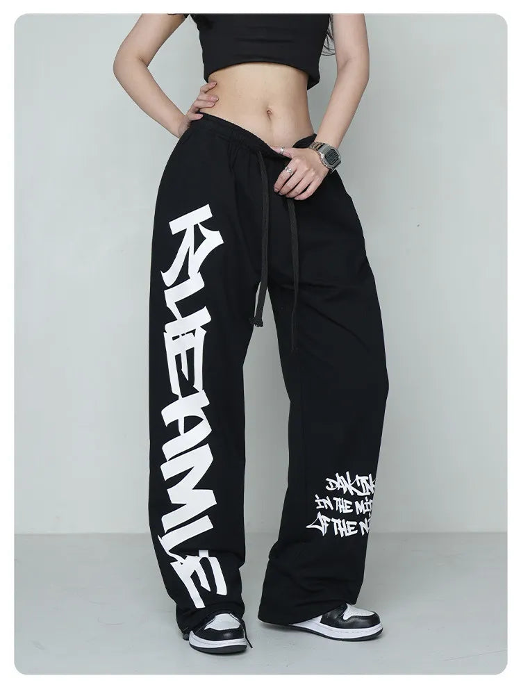 Y2K Street wear Women Over sized Hip Hop Joggers