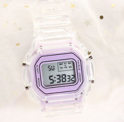 Square LED Digital Watch