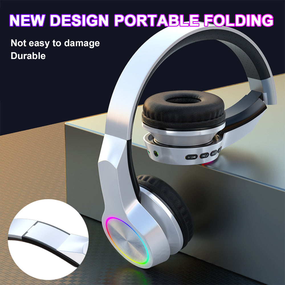 Wireless Light-emitting Bluetooth Headphones - Street Beats Clothing