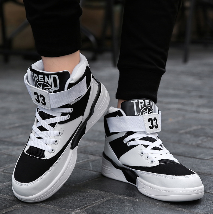 Men's shoes autumn new hip hop shoes high shoes men's trend wild casual canvas shoes tide shoes - Street Beats Clothing