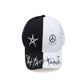 Custom Graffiti Snapback Baseball Caps Black And White Patchwork Men Women Hip Hop Fashion Casual Hat - Street Beats Clothing