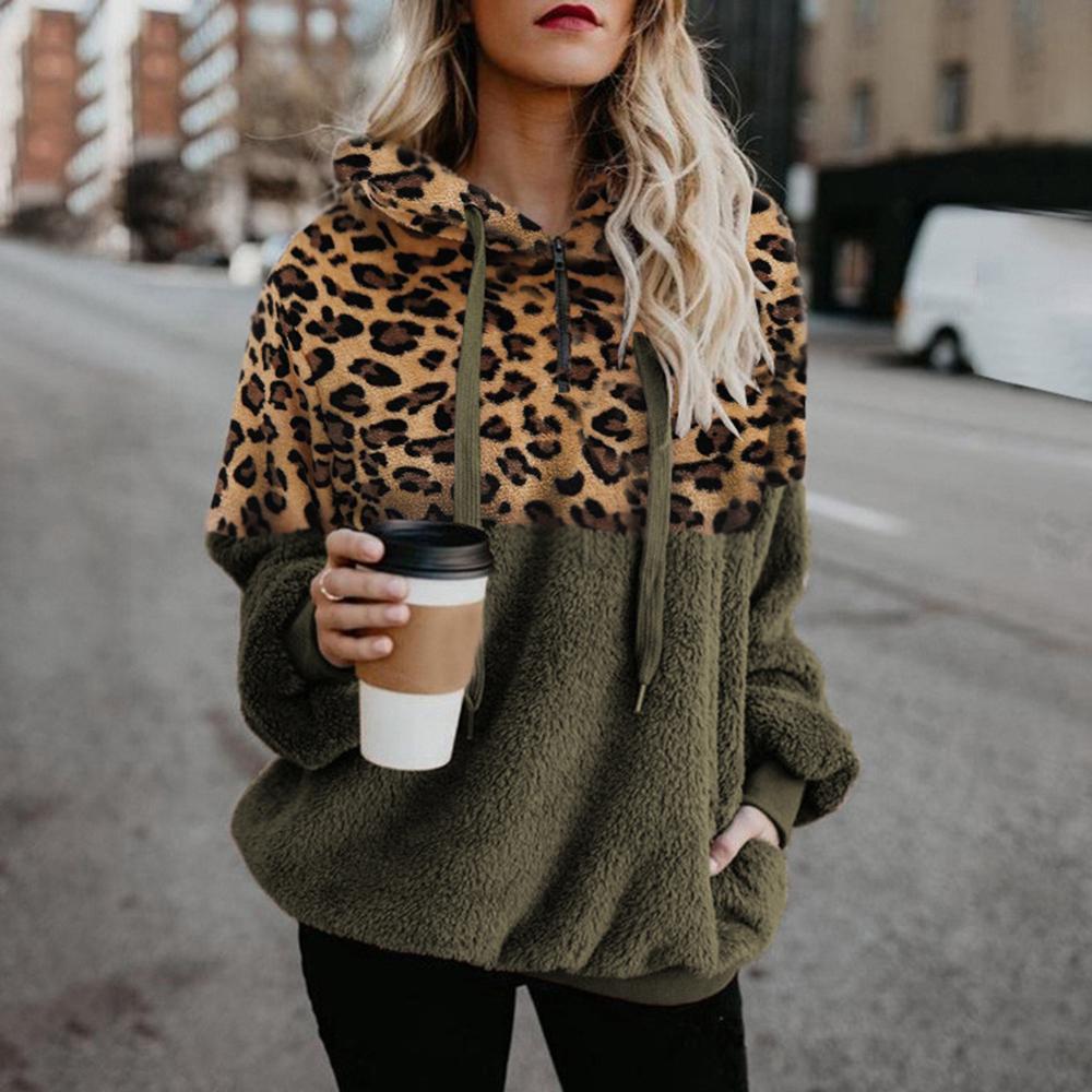 Leopard zip pocket top - Street Beats Clothing