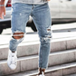 New Ripped Skinny Jeans mens Streetwear - Street Beats Clothing