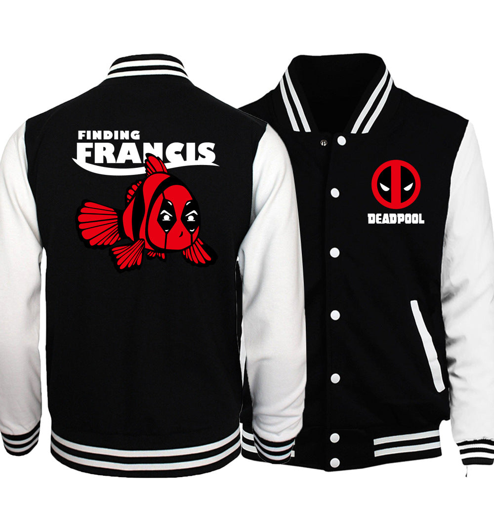 Hip-hop men's baseball jackets