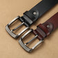 Fashion Men's Leather Belt With Pin Buckle - Street Beats Clothing