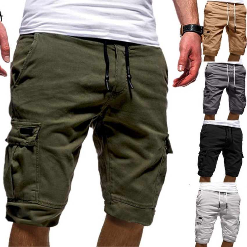 Men Casual Jogger Sports Cargo Shorts Military Combat Workout Gym Trousers Summer Mens Clothing - Street Beats Clothing