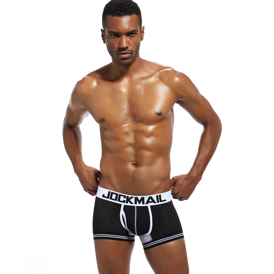 Underwear Boxer Men Breathable Mesh Mens Boxers - Street Beats Clothing