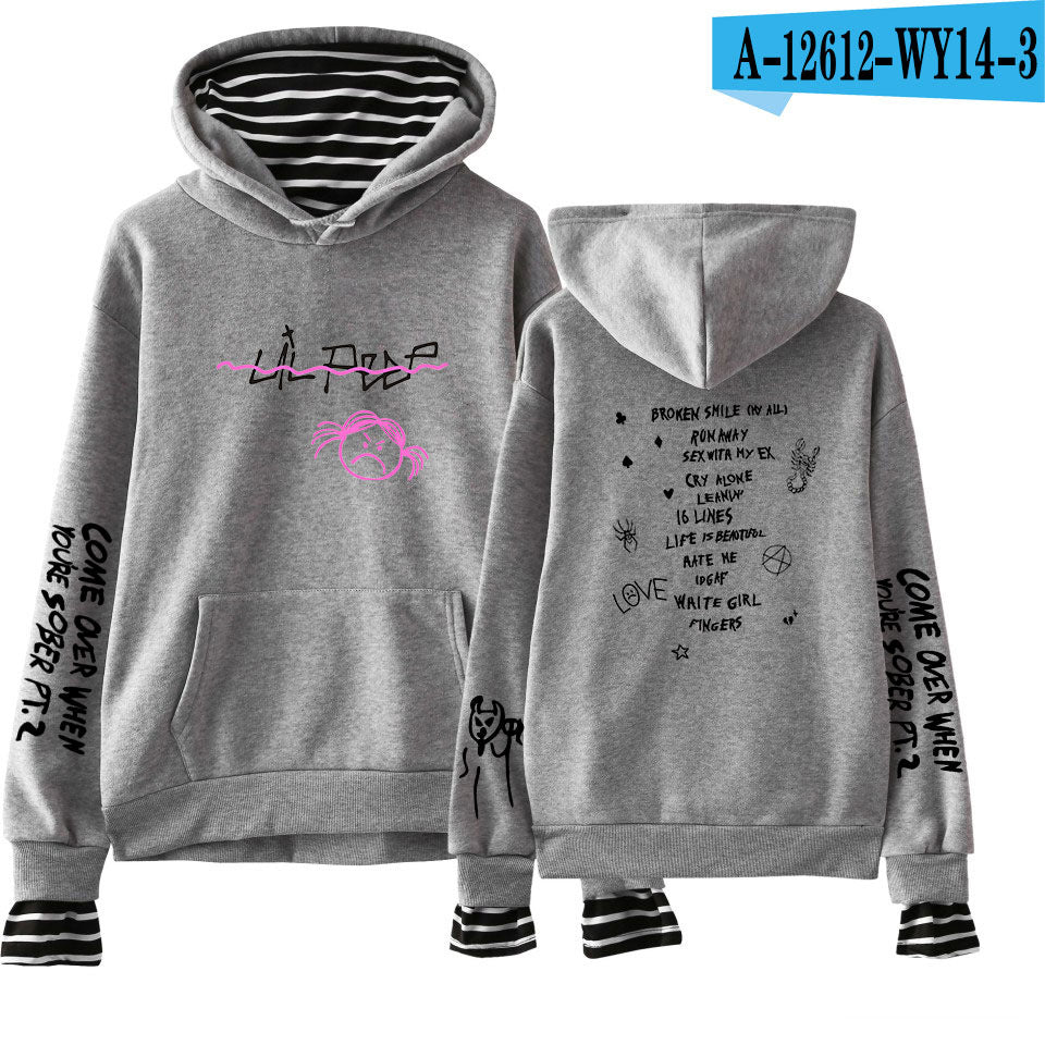 Lil Peep Hoodie Hellboy Men Women Hooded Pullover - Street Beats Clothing