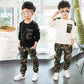 Camouflage long sleeve kids suit - Street Beats Clothing