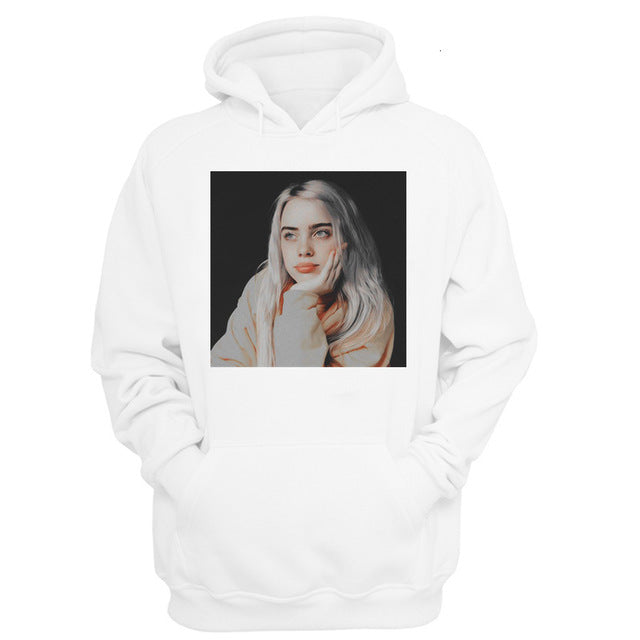 A Billie Eilish hoodie - Street Beats Clothing