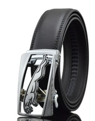 Men Automatic Buckle Leather Belts - Street Beats Clothing