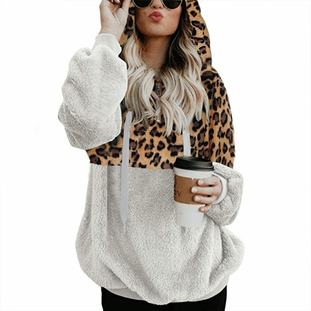 Leopard zip pocket top - Street Beats Clothing