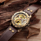 Mens Skeleton Steampunk Automatic Mechanical Watch - Street Beats Clothing