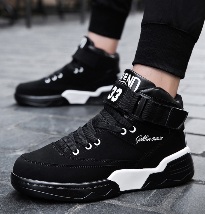 Men's shoes autumn new hip hop shoes high shoes men's trend wild casual canvas shoes tide shoes - Street Beats Clothing