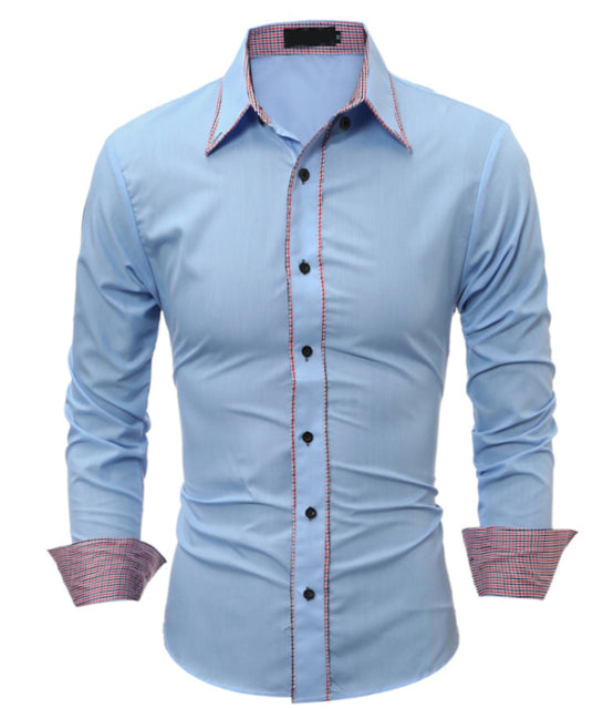 Simple Solid Color Mens Shirts - Street Beats Clothing