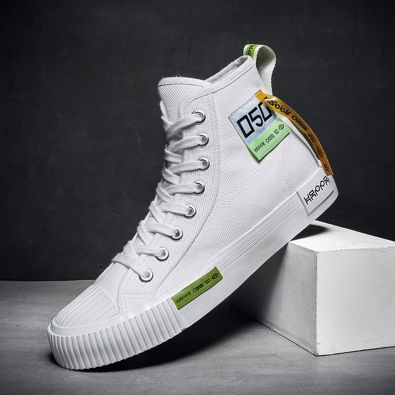 Mens College Style High Top Canvas Shoes - Street Beats Clothing