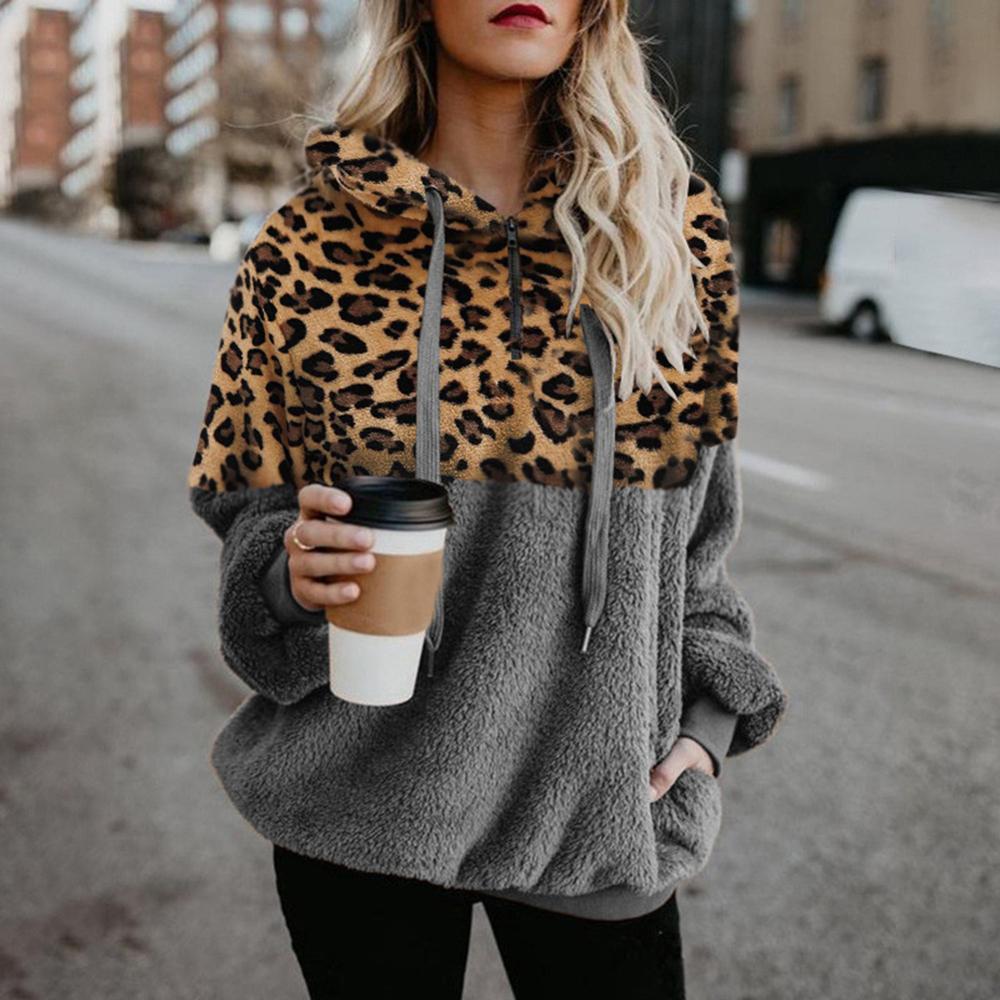 Leopard zip pocket top - Street Beats Clothing