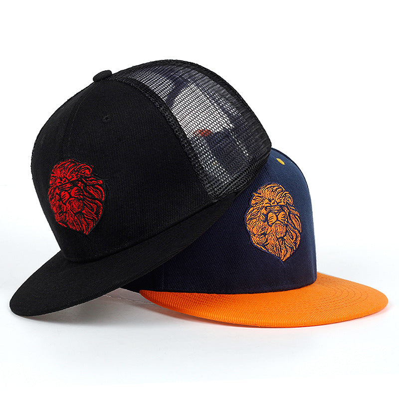 High-quality Lion Face Embroidery Caps Street Hip-hop Trend - Street Beats Clothing