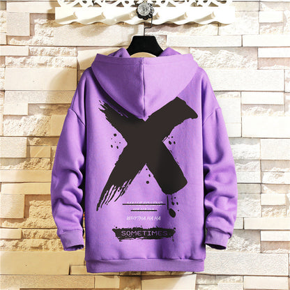 Men's Letter Print Hoodie - Street Beats Clothing