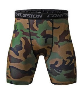 Mens compresión Pantalones cortos CrossFit 2021 verano camuflaje Bermudas Pantalones cortos bodybuilding hombres Pantalones cortos fitness Medias CAMO Pantalones cortos hombres - Street Beats Clothing