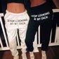 High waist track pants - Street Beats Clothing