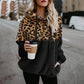 Leopard zip pocket top - Street Beats Clothing