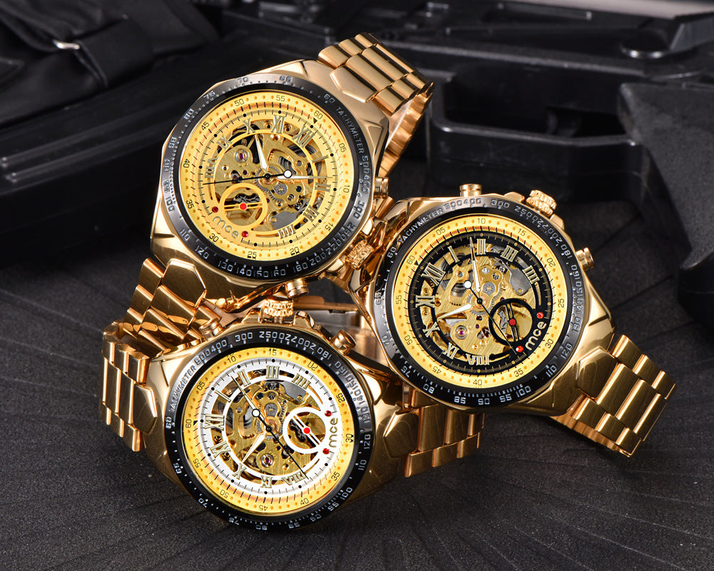 Wholesale, foreign trade, quick selling, explosion proof watches, MCE mechanical watches, men's mechanical watches - Street Beats Clothing