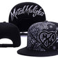 Metal men and women hip-hop hat