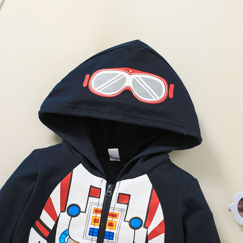 Children's Hooded Tops Jackets Kids Zipper Shirts - Street Beats Clothing