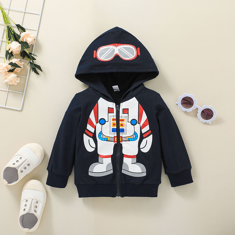 Children's Hooded Tops Jackets Kids Zipper Shirts - Street Beats Clothing