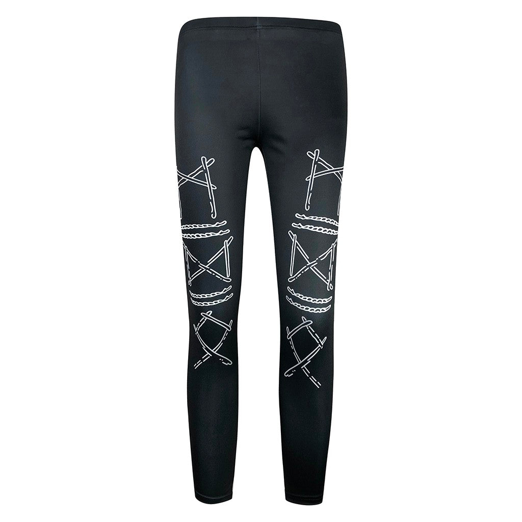 Punk style sports leggings - Street Beats Clothing