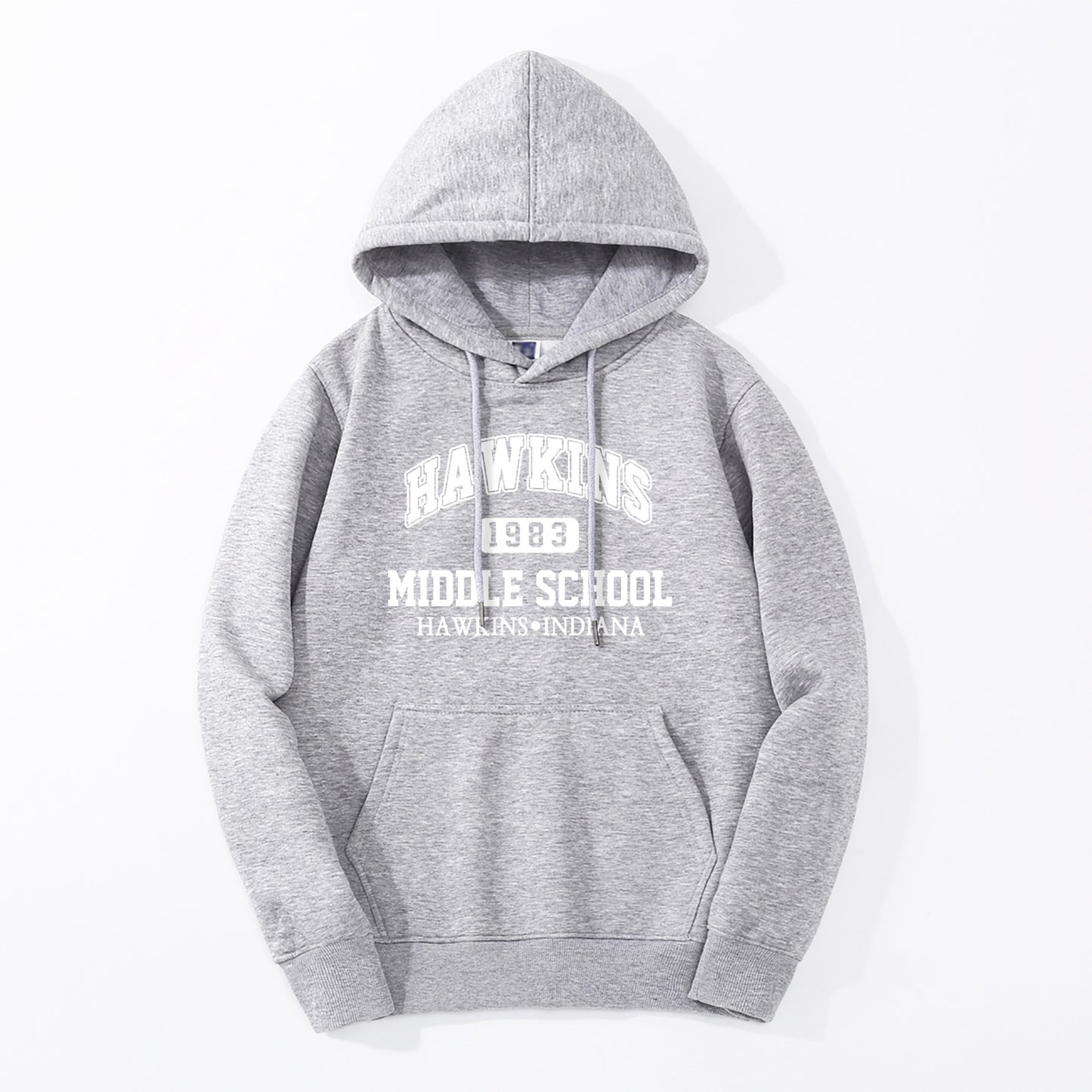 HAWKINS Hoodie plus fleece Hoodie Stranger Things