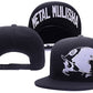 Metal men and women hip-hop hat