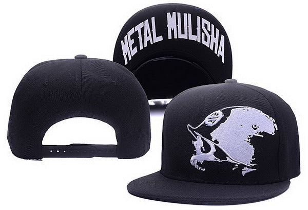 Metal men and women hip-hop hat