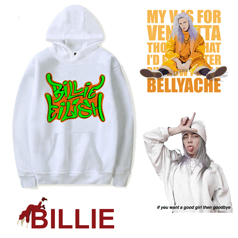 A Billie Eilish hoodie - Street Beats Clothing