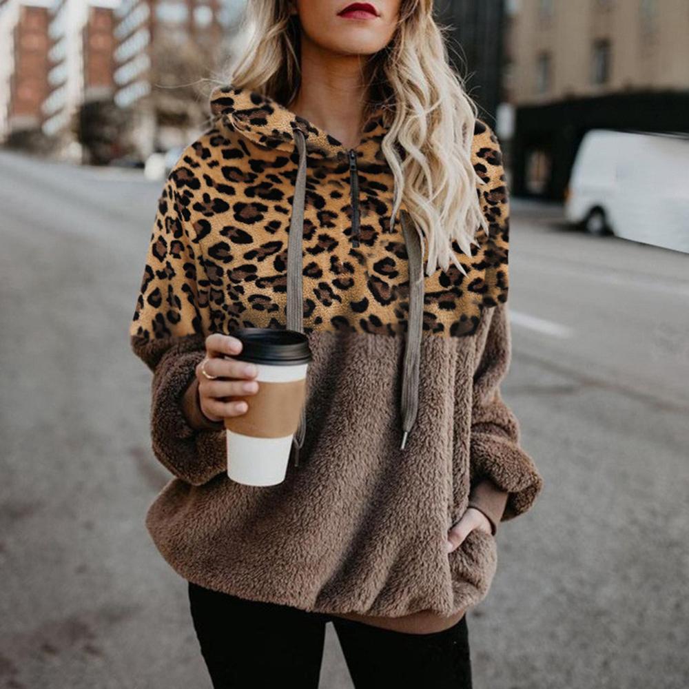 Leopard zip pocket top - Street Beats Clothing