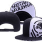 Metal men and women hip-hop hat