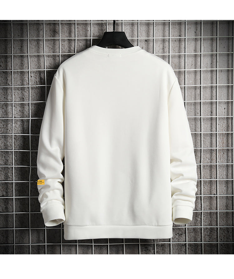 Mens Sweater All-match Bottoming Shirt Long Sleeve Printing - Street Beats Clothing