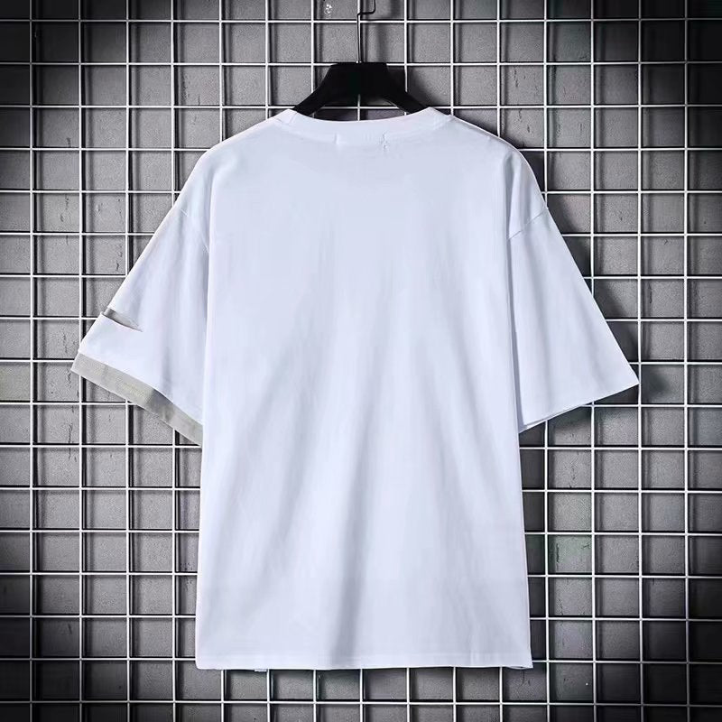 Couples Wear Simple Loose Allmatch Half-sleeve Tshirt Top - Street Beats Clothing