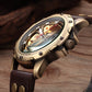 Mens Skeleton Steampunk Automatic Mechanical Watch - Street Beats Clothing