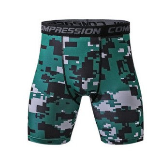 Mens compresión Pantalones cortos CrossFit 2021 verano camuflaje Bermudas Pantalones cortos bodybuilding hombres Pantalones cortos fitness Medias CAMO Pantalones cortos hombres - Street Beats Clothing