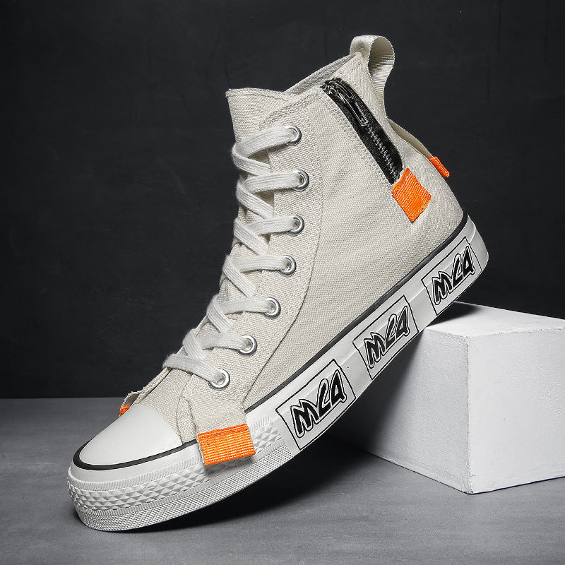 Mens College Style High Top Canvas Shoes - Street Beats Clothing