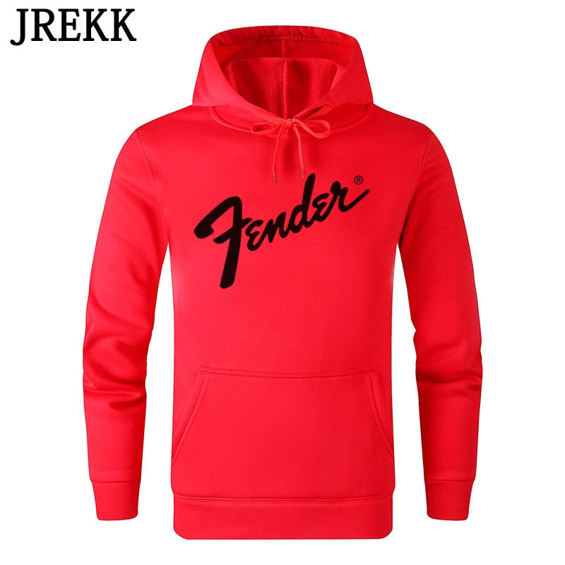 Fender Hoodie Men/Women Fleece Sweatshirt Men's Hooded Pullover Fashion Hoody